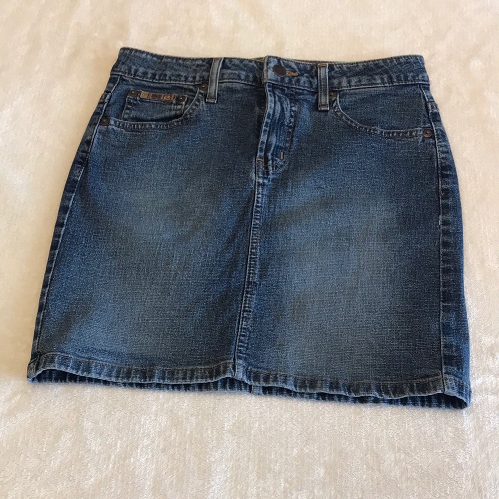 lei Blue Jean Skirt size 3 juniors